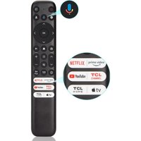 RC813 Voice Remote Control for TCL Google TV QM8/QM7/S5/S4/S3/Q7/Q6/Q5 UHD HDR LED QLED QD-Mini LED Smart TVs(Not for Fire&Roku)