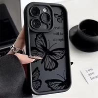 INS Vintage Butterfly Case for OPPO Reno 10 5G 6 8 10 11 12 Pro 11F 12F 5G Reno 7 4G 4 5 6 Lite A38 A78 A98 A57 A77 Matte Cover