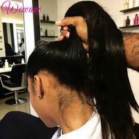 360 Full Lace Front Wigs Human Hair Bone Straight 13x4 13x6 Hd Lace Frontal Wig 200% Density Brazilian Front Wig For Black Women