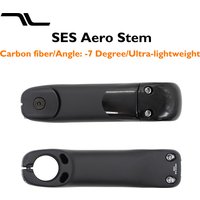 -7 Degree SES Aero Stem Lightweight carbon fiber,weighing 194g,featuring an internal cable design,size80-130mmBicycle stand tube