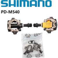 Shimano PD-M540 SPD Off-Road Pedal Black Color With SM-SH51 Pedal Center 55mm For MTB Mountain Bike Original Shimano