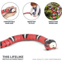 Smart Sensing Interactive Cat Toys Automatic Eletronic Snake Cat Teasering Play USB Rechargeable Kitten Toys for Cats Dogs Pet