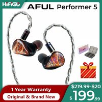 HiFiGO AFUL Performer 5 / Performer5 1DD+4BA Słuchawki douszne Najlepsze przewodowe słuchawki z hybrydowym sterownikiem HiFi Stage Studio IEM