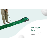 Golf Putting Mat Golf Hitting Mat Golf Practice Mat Golf Putter Trainer for Home