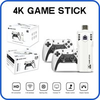 Retro Gaming Console X2L,Game Stick with 4K HD Display and 2 Wireless Controllers,Built-in 40+ Emulators&30000+Games