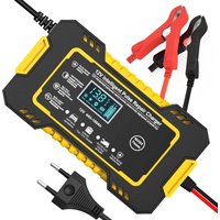 12V 6A Full Automatic Car Battery Charger Power Pulse Repair Chargers Wet Dry Lead Acid Battery Chargers Digital LCD Display