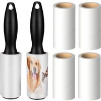 Extra Sticky Lint Roller Pet Hair Remover Per Roll Easy Tear for Dog Cat Hair Clothes Furniture Carpet Sofa Household Pet