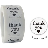 50pcs New style Thank You Supporting My Business Stickers Seal Labels Turning One Favors Envelope Supplies Stationery Stickers