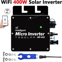 400W MPPT Grid Tie Micro Solar Inverter 220V 22-50VDC Pure Sine Wave MIcro-inverter With WiFi For Solar Panel PV Power System