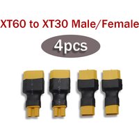 XT60 to XT30 Plug Adapter Converter Connector Male/Female for RC Lipo NiMH Battery Charger ESC Accessory DIY FPV Drone