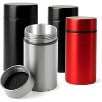 Smell Proof Jar 50ml 1/8oz Portable Airtight Storage Container Multi-Use Aluminum Stash Bottle for Coffee Herb Spice Keep Fresh