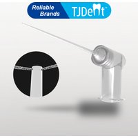TJDent 30Pcs/Box 25mm 30G Dental Root Canal Endo Irrigation Needle Tip Disposable Tooth Cleaning Syringe Tips Dentistry Material