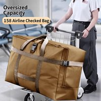 Go Out Heavy Duty Extra Large Oxford Fabric Moving Packing Bag Thickened Quilt Clothes Storage Organizer Travel Check-in Duffle