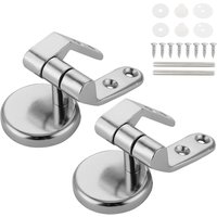 Toilet Seat Hinges Stainless Steel Toilet Cover Mounting Connector Toilet Lid Hinge Fittings Replacement Bathroom Accessories