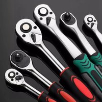 AliExpress NONE 72/24 Tooth Quick Ratchet Wrench 1/2 1/4 3/8 3 Size Flying Wrenches Two-way Socket Wrench Repair Tools for Vehicle Bicycle