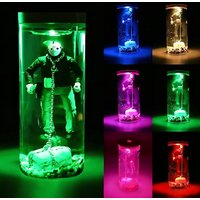 Jason Water Column Lamp Friday Series Horror Collector Water Lantern Horror Decor Gift Souvenir Halloween Night Lantern Decor
