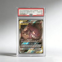 DIY PTCG Rating Card Single Card 2019 SUN & MOON GENGAR MIMIKYU GX 165/181 Collection Card High Quality Replica Card Anime Toy