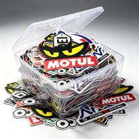 Autocollants moto très demandés : ensemble de décalcomanies pour casque, réservoir, sponsor de course, logo pour Yamaha, Suzuki, Kawasaki, Honda, Harley Davidson, KTM