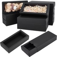 20/50PCS Kraft Paper Drawer Box Gift Packaging Box for Small Business Candy Wedding Party Favor Small Cardboard Box