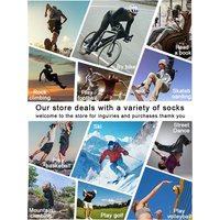 AliExpress NONE Socks 2025 New Sports Socks Pro Breathable Cycling New Letter competition Outdoor Road running socks Men Women Calcetines Ciclis