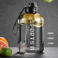 AliExpress NONE 1.7L/2.7L Portable Large Capacity Water Bottle Sports Water Bottle Gym Cycling Cup For Fitness Camping Men Water Kettle