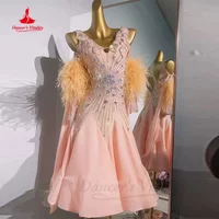 Ballroom Dance Competition Dresses Women Customsized High-end Waltz Social Dancing Performance Clothing Girl's Modern Dresses