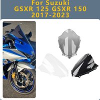 Motorcycle Front Windshield WindScreen Double Bubble Wind Deflector For Suzuki GSXR 125 150 2017-2023 GSXR125 GSXR150 GSX-R125
