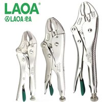 LAOA 5/7/10 Inch Round Mouth Locking Pliers Straight Jaw Mole Grips Multitool for Welding and General Repair