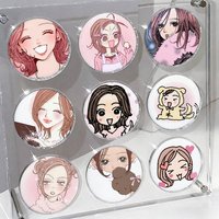 Cute Hachi Kawaii Enamel Pins Handmade Round Brooch L Killer Yagami Light Cosplay Badge Backpacks Jewelry Gifts