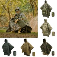 Koc Moro Wodoodporny Izolacyjny Poncho Zimowa Ciepła Podszewka na Kemping Piesze Wycieczki Polowanie Survival Awaryjny Śpiwór