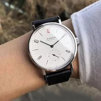 Men's 38mm automatic mechanical watch suitable for Seagull ST1701 self-winding movement, waterproof transparent back wristwatch. image 4