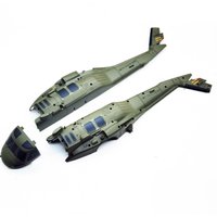 XKs XK K170 UH-60L Black hawk RC Plane Spare Parts Body shwll cover set