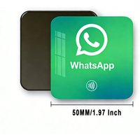 Smart Card NFC Fridge Magnet NFC Marketing Products NFCgifts Acrylic Material for WhatsApp Google Review Instagram