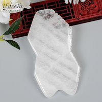 Neuer Kamm Shite Kristall Gua Sha Werkzeug Naturstein Körper massage Gesundheits wesen Werkzeuge Spa Kratzen Multifunktion massage gerät Kopf Gesicht