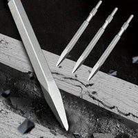 1pc High Hardness Hexagonal Shank Point Chisel, Electric Pick Concrete Chisel for Masonry & Construction