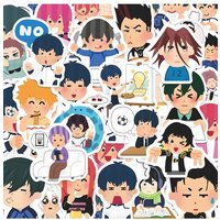 Blue Lock Irasutoya Anime Sticker Bachira Meguru Nagi Seishiro Stickers School Supplies Stationery Cute Laptop Phone Case Decor