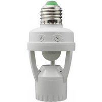 E27 Socket Converter with PIR Motion Sensor Ampoule AC100-240V LED E27 Lamp Base Intelligent Switch Light Bulb Lamp holder