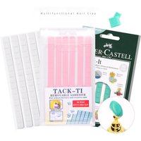 96pcs Multifunctional Nail Adhesive Glue Clay For Practice Stand Display Holder False Tips Reusable Tacky Gel Manicure Tools