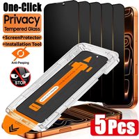 1-5PCS Dust Free Install Privacy Screen Protector Tempered Glass For Samsung A56 5G A36 A35 A26 A55 A24 A17 A16 A15 A14 A13 A12
