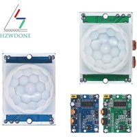 PIR Sensor HC-SR501 Adjust IR Pyroelectric Infrared Motion Detector Module For Raspberry Pi Sensing Human Bod