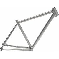AliExpress NONE Titanium Gravel Bike Frame Full Internal, Flat Mount Disc Brake, 700c*45c Road Frame 46/48/51/54cm,T47BB Cycling Parts