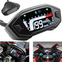 Motorcycle ATV Modification Parts LCD Digital Dashboard Electronic Speedometer Tachometer Odometer Instrument