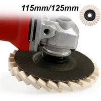 115/125mm Wool Felt Polishing Disc Thicken Polishing Wheel Pad For Angle Grinder Metal Wood Stainless Steel Polishing Abrasives
