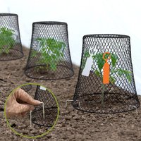 1/5/10pcs Chicken Wire Cloche Plants Slug Protection Rings Vegetables Cover Plant Guard Pest Control Trapper Garden Tool