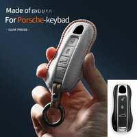 High-quality Car Key Case Cover Accessories For Porsche Panamera Spyder Carrera Macan Cayman Cayenne 911 970 981 991