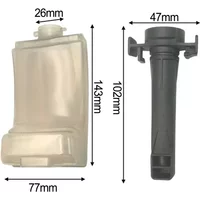 1PC PE Plastic Replacement Water Tank 5.633-171.0 + 633-122.0 4.633-122.0 For Karcher KWI 1 WV1 WV2 Window Vacuum Models