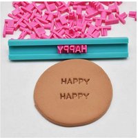 1 Set Ceramic Art Alphanumeric Letters Polymer Clay Stamping Stamps Embossing Die Seals DIY Embossing Clay Tools
