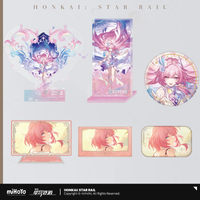Sunsyea Official Honkai Star Rail Merch From miHoYo Cyrene Series Badge Keychain Acrylic Stand Ornament Colored Board