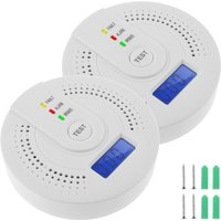Independent CO Alarm Sensor Carbon Monoxide Alarm Detector High Sensitive Warning LCD Display CO Alarm