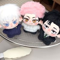 10cm Stuffed Satoru Gojo Plushie Anime Yuji Itadori Hiromi Higurum Cosplay Dress Up Cotton Plush Doll Toys Pendants Keychain